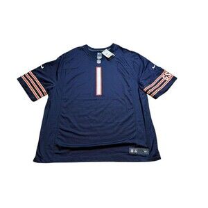 Nike on Field NFL Chicago Bears Justin Fields 1 Navy Jersey Mens Size 5XL - NWT